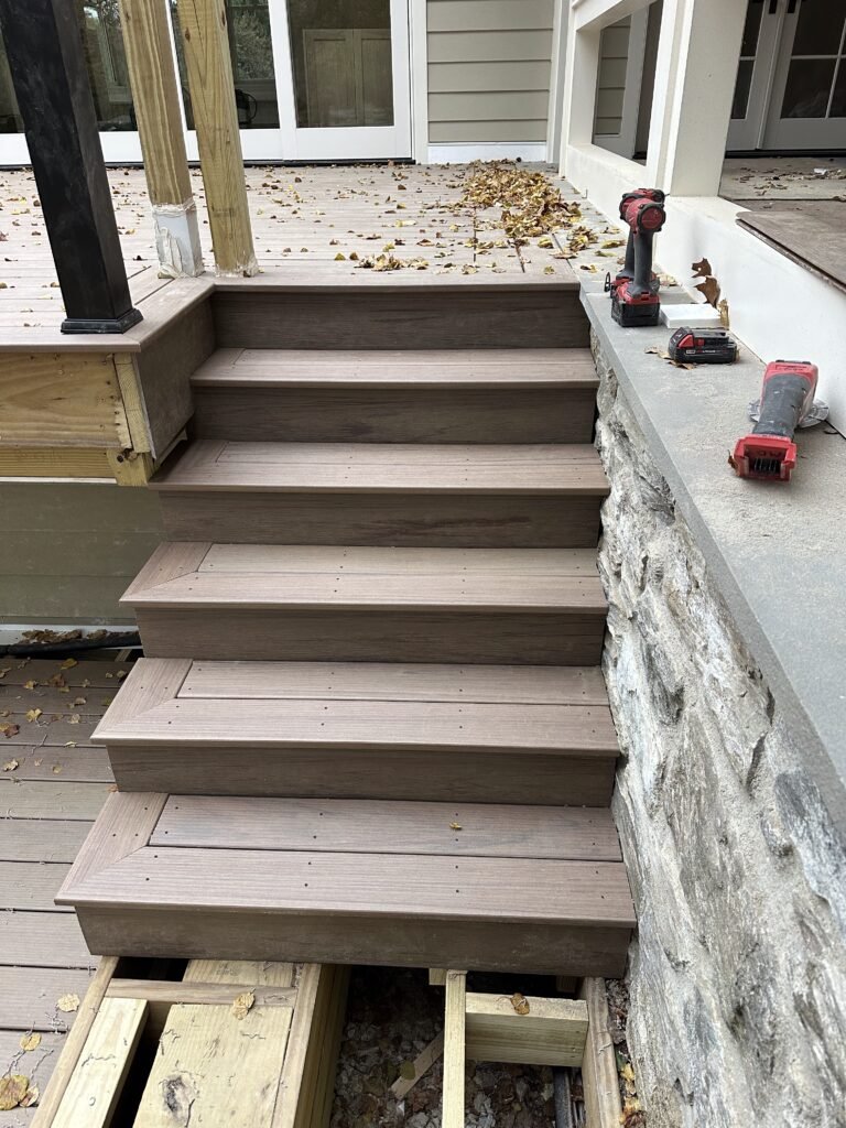 D&E Mako Renovation make new stair